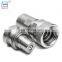 screw type quick couplings hydraulic connectors high pressure thread lock connect coupler