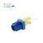 Car GPS Fakra C Male Blue Right Angle End Launch PCB Connector