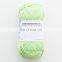 100% cotton crocheting baby hand knitting yarn with multi colors