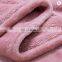 100% polyester 400gsm high pile flannel blanket two sides brushed cozy fleece throw