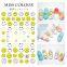 Thin Nail Decal and Sticker Smile Butterfly Flower Dragon Flamingo DIY Slider for Manicure Nail Art Adhesive Home Decoration