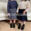 C1025/Custom spring new high quality kids clothing girl's casual plaid pleated preppy style skirt