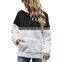 High Quality New Stitching Pullover Tie-dye Plush Sweater Loose Women Jacket