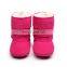 Toddler Warm Boots Solid Color Baby Winter shoes