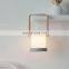 Retractable wooden table light touch dimmable cordless lamp foldable warm white soft eye caring night light