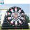 Factory inflatable soccer dart board game, cheap inflatable foot dart game with 5 balls
