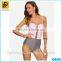 2016 Multicolor Striped Wholelsale Custom One-Piece Swimwear