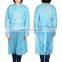 Cuff Surgical Gown Isolation Gowns PP Disposable Ppe Waterproof Non Woven Aami Level 1with Knit 25gsm Yellow Blue Class I CN;JIA