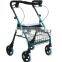 elderly four wheeler walkers rollator aluminum lightweight folding assistant rollator walker for patient