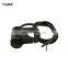 Waterproof ON-OFF-ON black color button aluminum material interrupteur motor motorcycle handlebar switch
