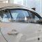 Chrome door visor side window deflector shade sun rain shield silver strips guard for Kia K3