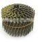 XINHAI Siding Coil Nails Ring Shank Wire Collated Coil Thickcoat Galvanized 15-Degree 2-Inch x 0.090-Inch