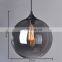 Vintage Industrial Glass Shade Loft Pendant Light E27 Retro Indoor Lighting