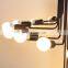 2021 Modern Nordic Pendant Light 16 Black Tube Chandelier Living Room Stair Hanging Lamps Decor Luminaries