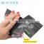 Custom Printed wholesale heat seal 4 x 6 inch mylar bag matte black foil mylar smell proof bags