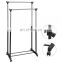 Popular stainless steel clothes rack household folding clothes drying rack easy to assemble Clothing Organizer