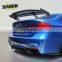 Carbon Fiber Sharkaero Style Rear Bumper Protector Diffuser For Bmw F30 3 Series 2014-2019