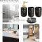 Home Decorative Modern Gold Design Marble Ceramic Bathroom Accessories Set