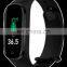 Hot Selling Mi Band 5 Body Temperature Monitor Waterproof Ip67 M4 M6 Smartwatch For Smartphone And Mobile
