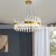Postmodern Nordic Creative Light Luxury Crystal Chandelier Hotel Villa Restaurant Bedroom High-end LED Lamp
