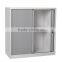 Custom made PVC tambour door small metal storage cabinet