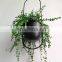 Custom Decorative Outdoor Garden Coloured Small Metal Glass Colourful Flower Hanging Pot