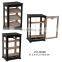 Big size high Capacity 600-800 CT Cigar Box Cedar Wooden humidors 4 sides transparent window Acrylic cigar Humidor
