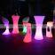 cheap bar table and chair sets /LED light up bar cocktail tables lumineuse mariage modern glowing night club party furniture