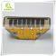 Direct manufacture solar LED road delineator for highway guardrail