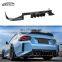 G87 M2 TK Style High Quality Dry Carbon Fiber Rear Diffuser Rear Bumper Lip Separator For BMW G87 M2