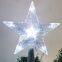 Wholesale LED Christmas Glitter Star Tree Top Lights For Christmas Tree Decoration Xmas Home Star Night Lights holiday lighting