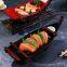 Comida de calidad, barco de sushi de ABS reutilizable en estilo japonés para restaurantes