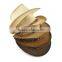 2015 Unisex Top quality foldable sun hats bulk straw cowboy hats Straw Beach Hat Sun