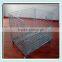 Folding warehouse storage cage with strong legs