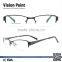 Metal Half Rim Men Eyeglass Frame Fashion Glasses Eyewear