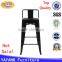 Cheaper price high classic used commercial metal bar stool high cafe chairs