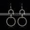 China factory hot selling tranditional designs woman accessories circle shaped charm earring