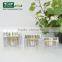 Fancy 30ml/50ml/80ml cosmetic plastic acrylic jar in square shape