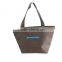 600D insulated cooler tote bag cooler shopping bag with front pocket