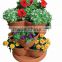 Stack Planters with Watering System Multiple pots with tray
