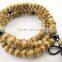 Brown Porcelain Beads buddhist prayer beads Wrist Mala Bracelet