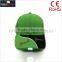 100% cotton 6 panels red cap with built-in LED light