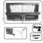 Air inlet for poultry house