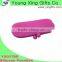 brightly painted silicone cosmetic bag for girl