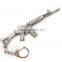 Exquisite High Imitation Souvenir Metal Keychain Gun For Sale