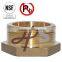 NSF-61 approved hot forging lead free brass fire adapter