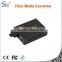 Slide-in-module 10/100TX to 10FL/100SX dual fiber hot sale media converter