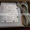 stainless steel 12 keys keypad