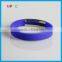 High quality silicone wristband bracelet with metal plate