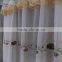 2015 new design water soluble embroidered curtain with macrame